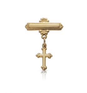 14K Gold Filled Cross Bar Pin - 1"