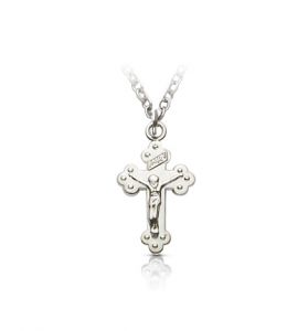 Sterling Silver Baby Crucifix - 5/8" [1]