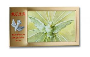 RCIA (Rite of Chrisitan Initiation for Adults) Metal Frame - 8" x 4 1/2" 